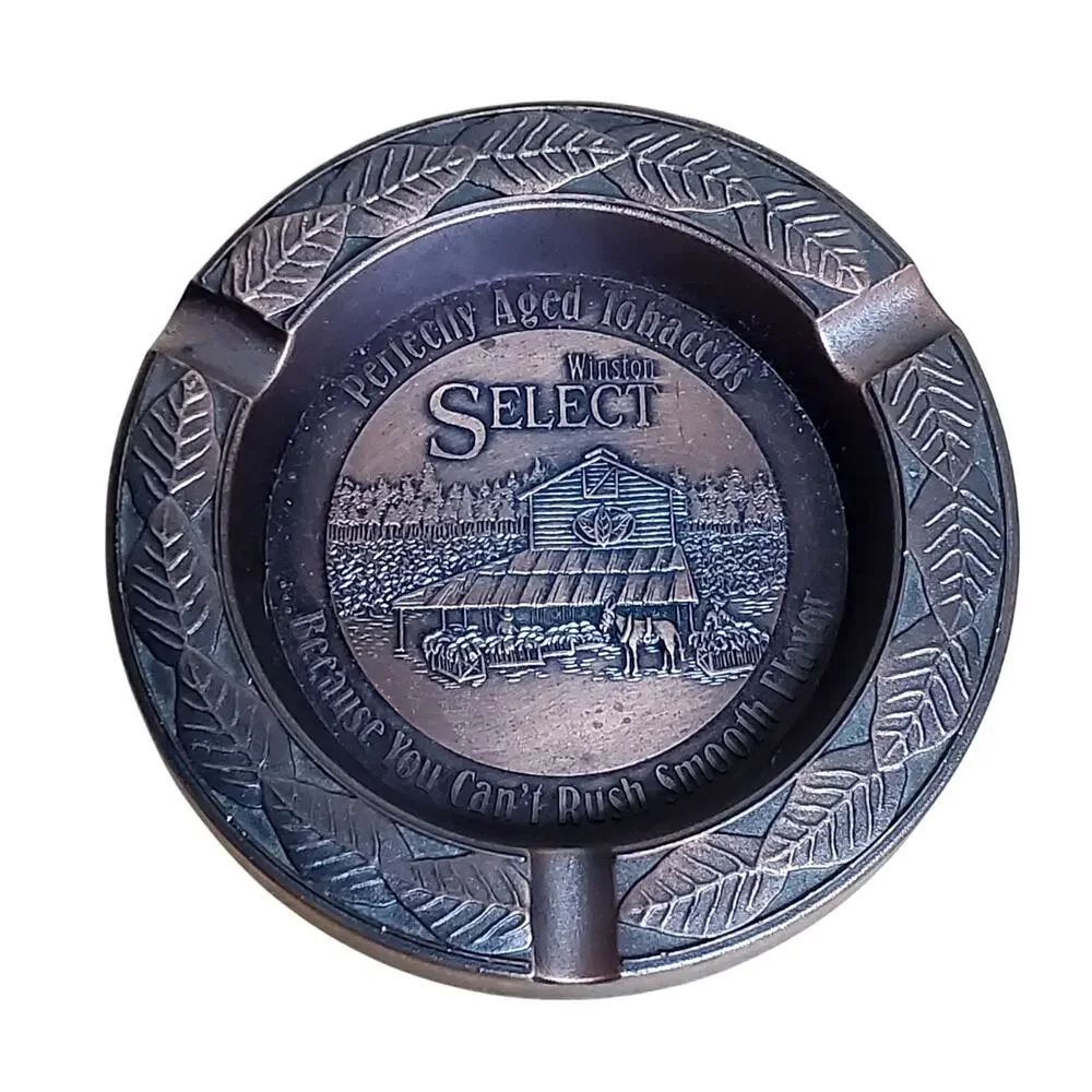 Vintage Winston Select Perfectly Aged Tobacco Meal Ashtray 5